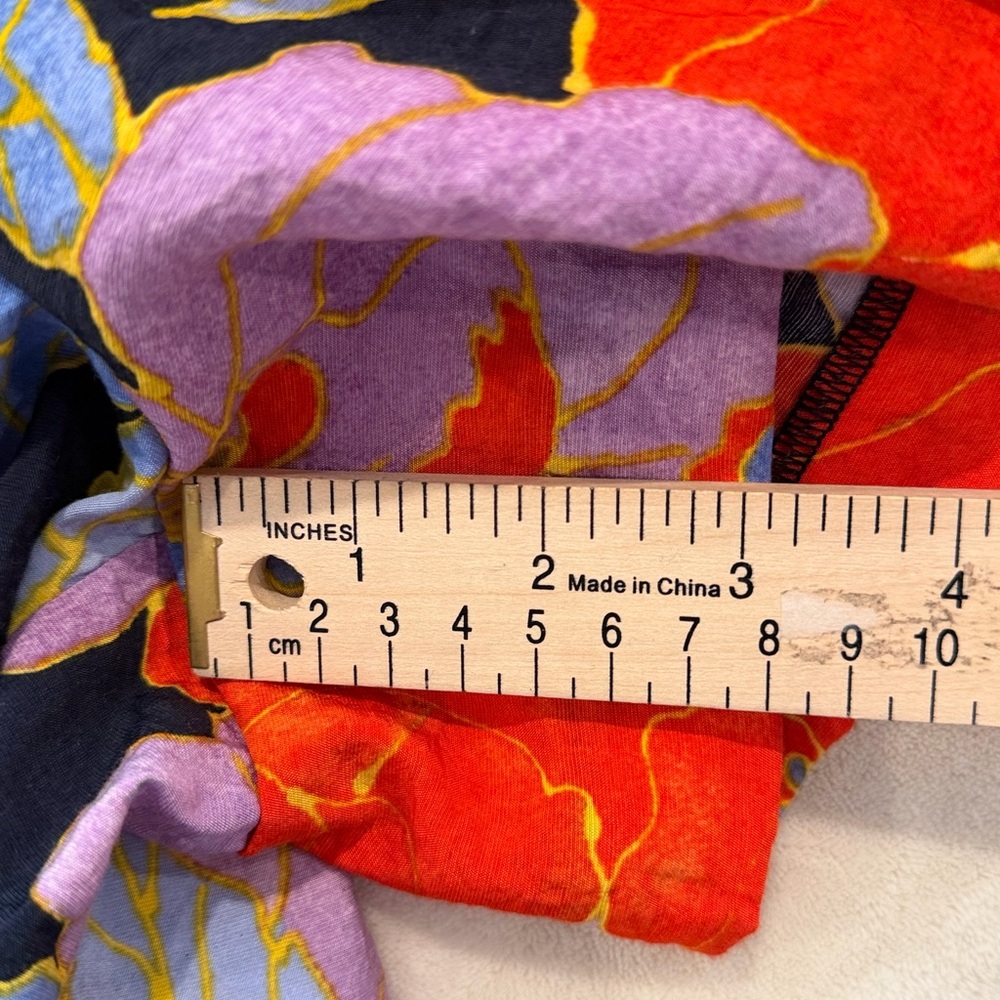 LOFT Petite Floral Romper MP Multicolor Tie Waist Adjustable Spaghetti Straps - Picture 8 of 10